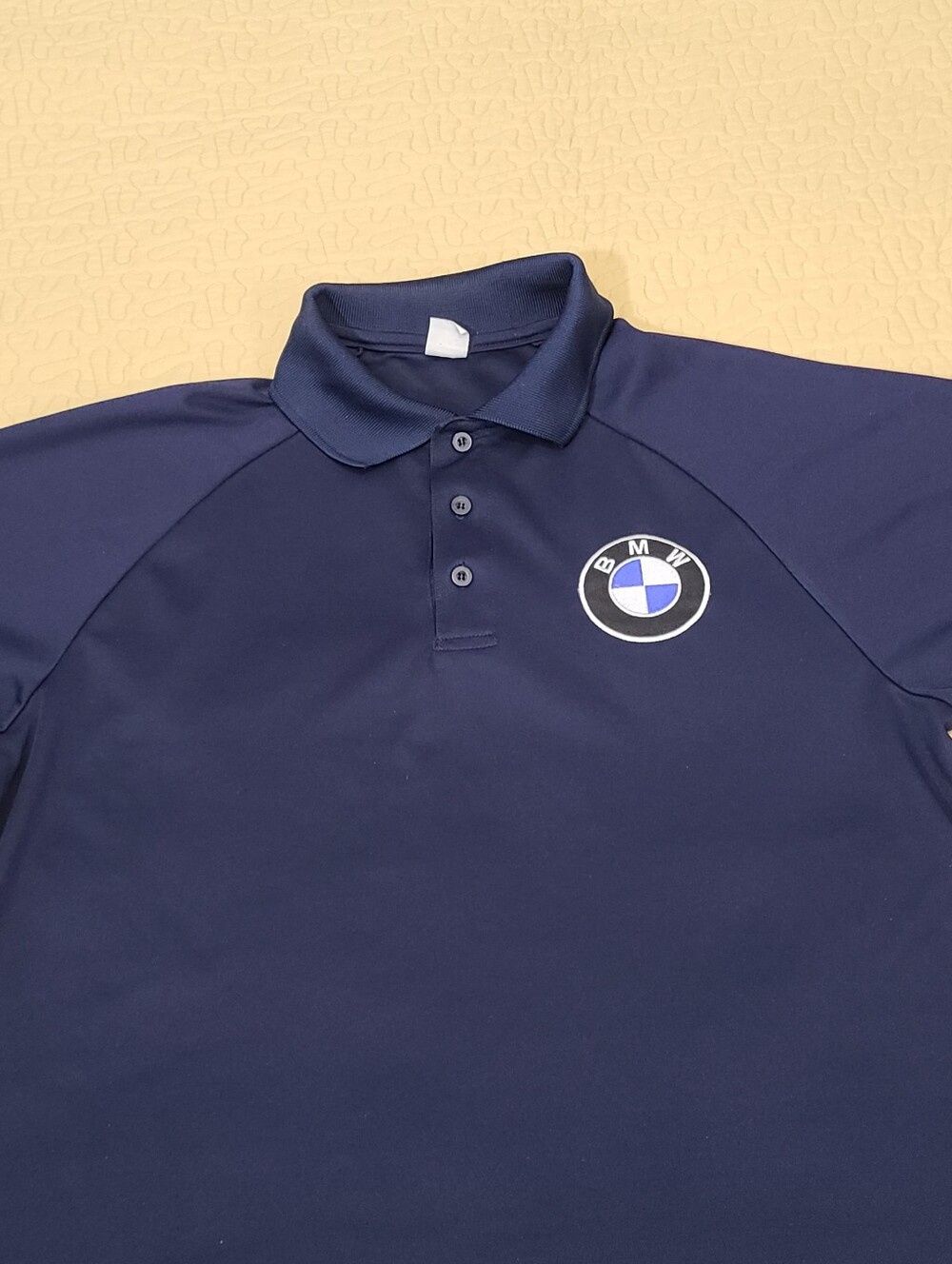 Officially Licensed BMW embroidered logo  Polo shirt size L